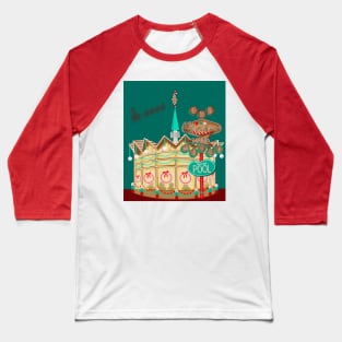 The Gingerbread Man Motel Baseball T-Shirt